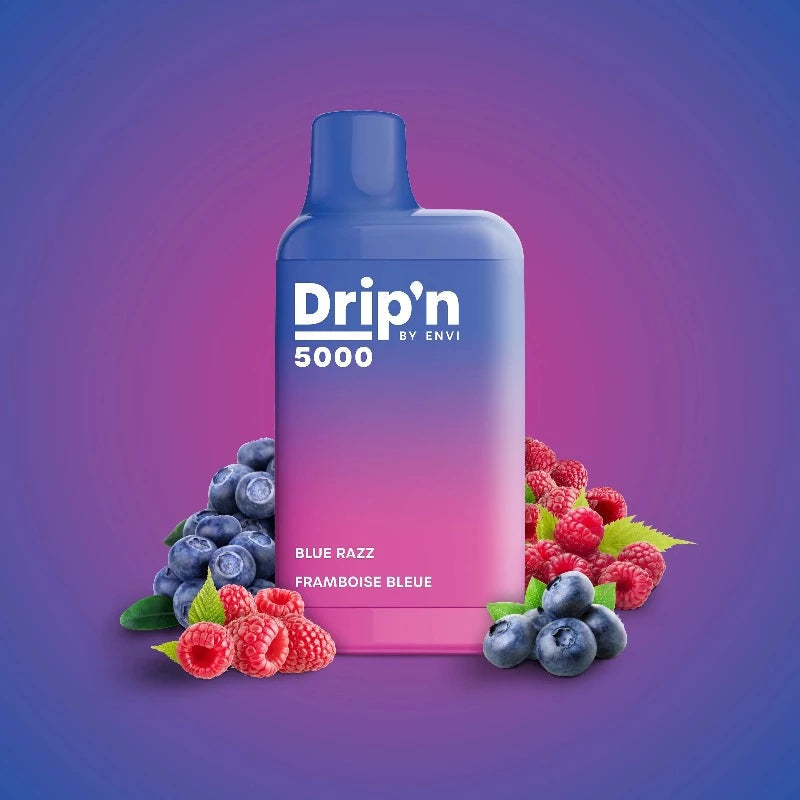 Drip’n 5000 Blue Razz 20mg/mL disposable