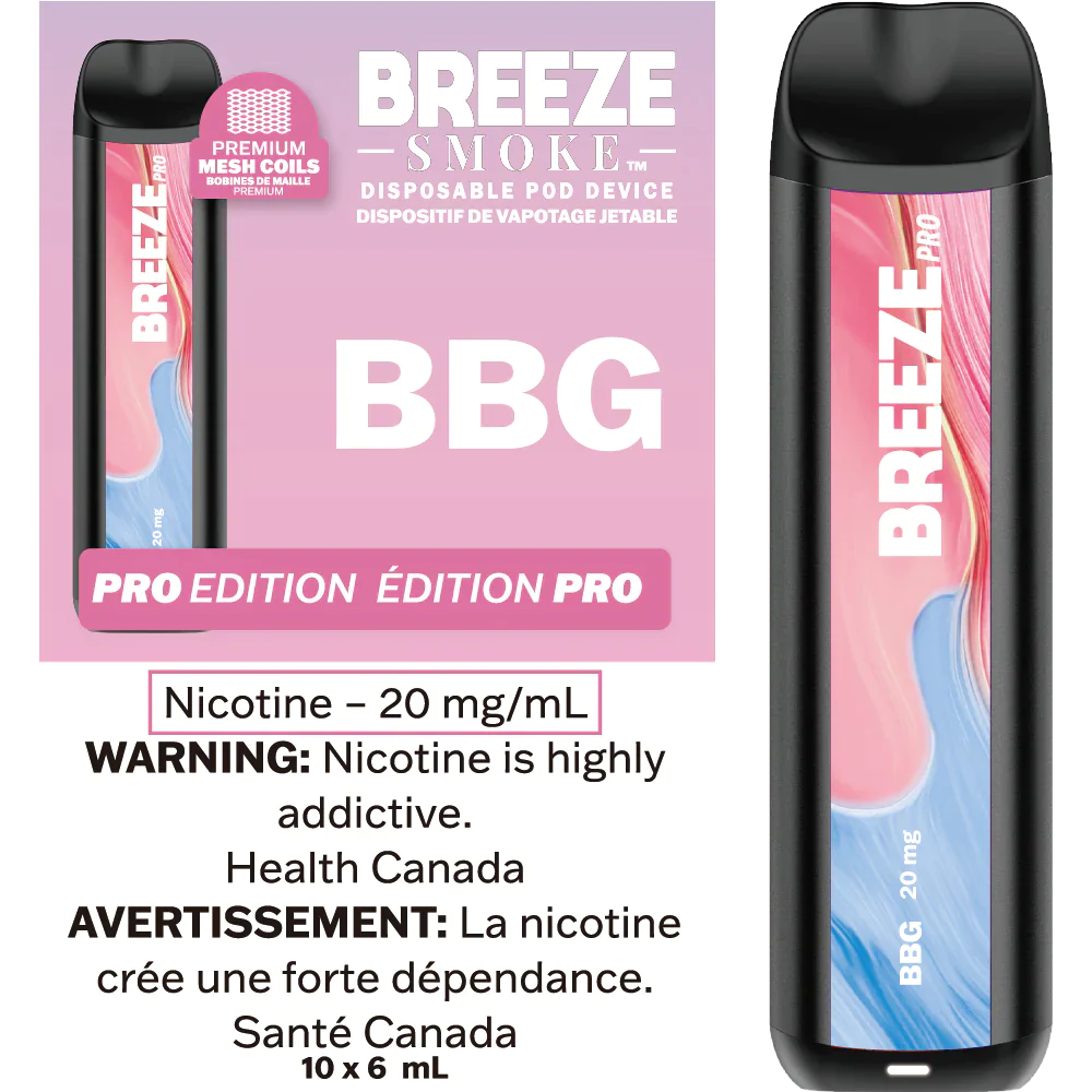 Breeze Pro 2000 BBG 20mg/mL disposable (provincial)