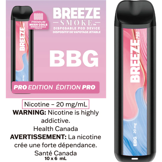 Breeze Pro 2000 BBG 20mg/mL disposable (provincial)