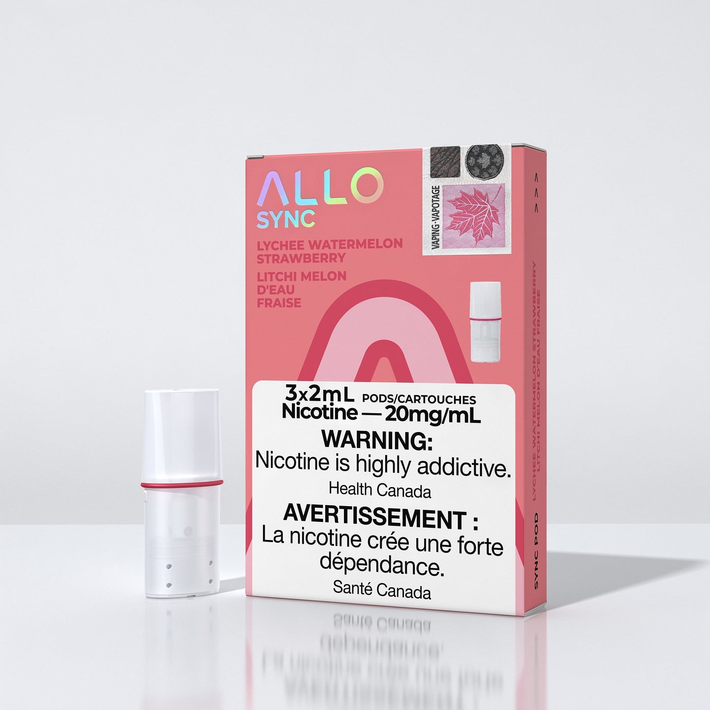 Allo Sync Pods Lychee Watermelon Strawberry 20mg/mL