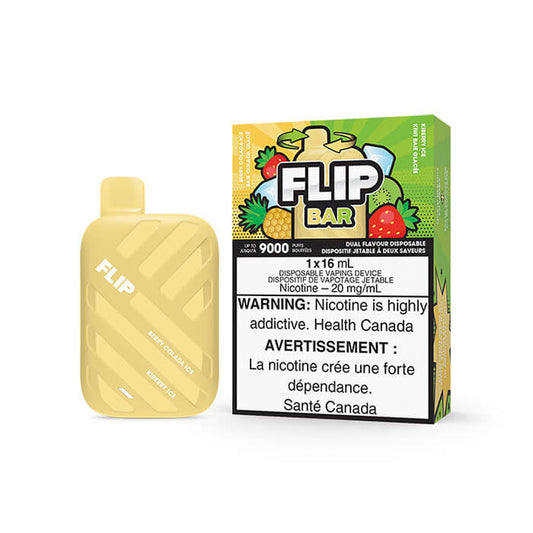 Flip Bar 9000 Berry Colada Ice+ Kiberry Ice 20mg/mL disposable