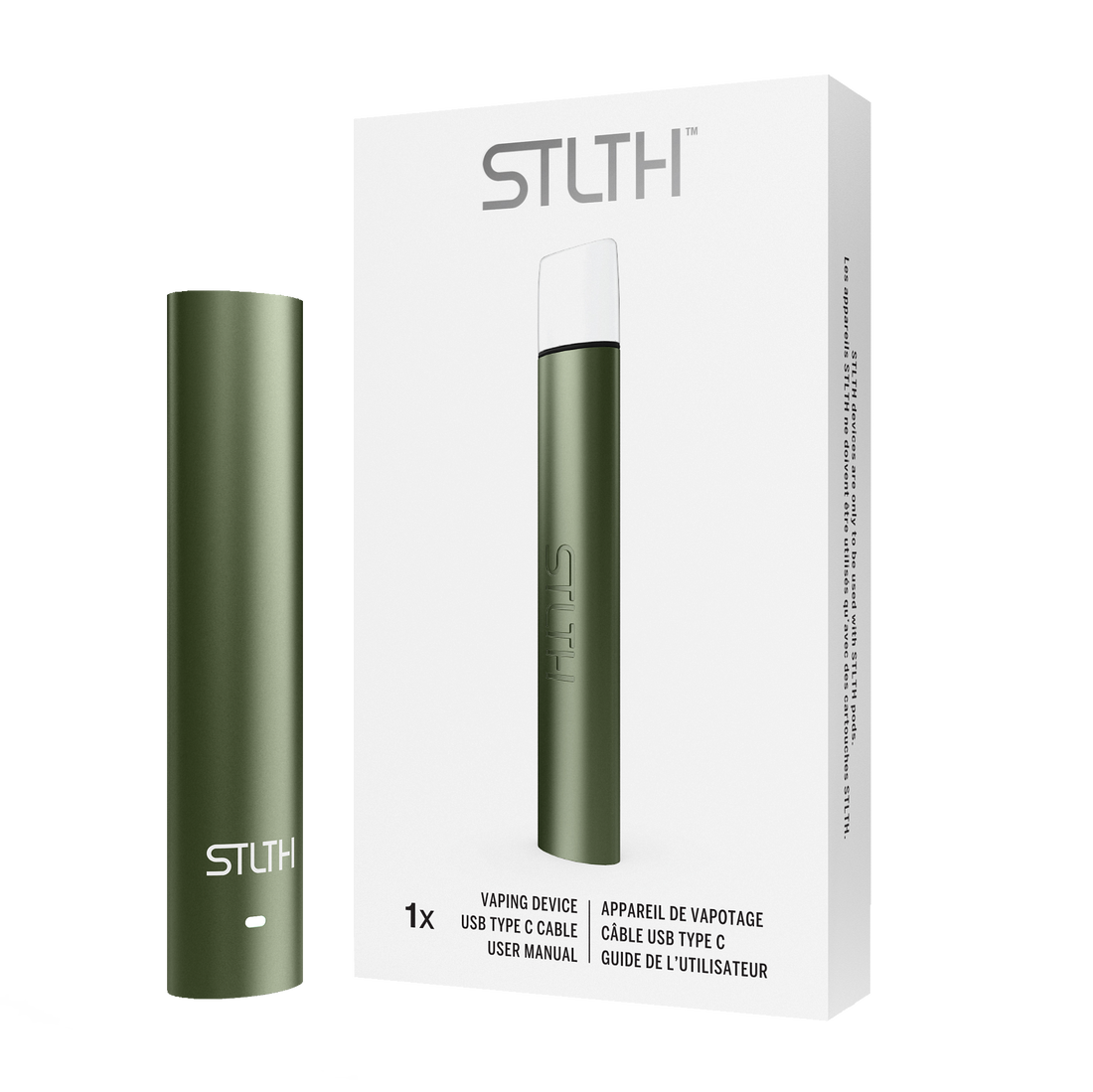 Stlth solo Green metal device (Type C)