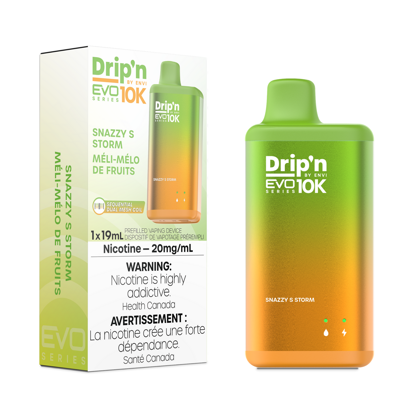 Drip’n EVO 10K Snazzy S Storm 20mg/mL disposable