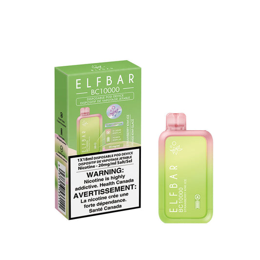 Elf bar BC10000 Strawberry Kiwi Ice 20mg/mL disposable (provincial)