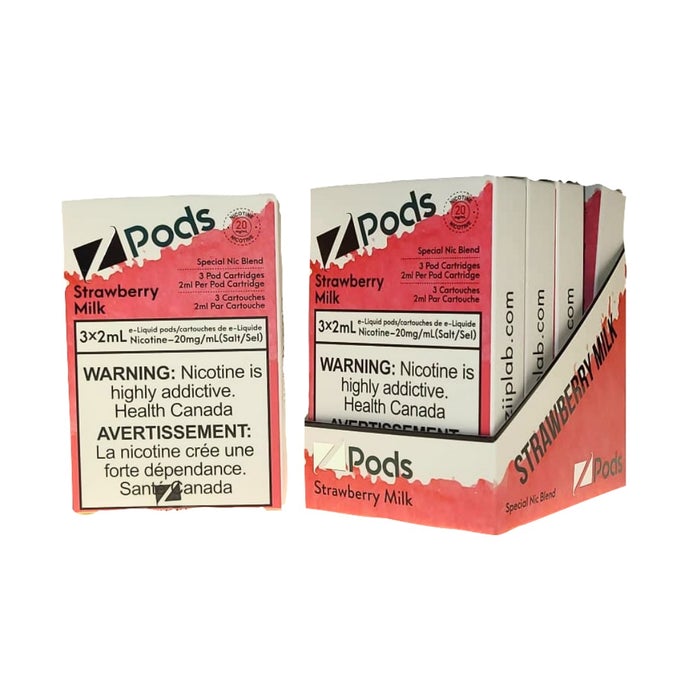 Zpods Strawberry milk 20mg/mL