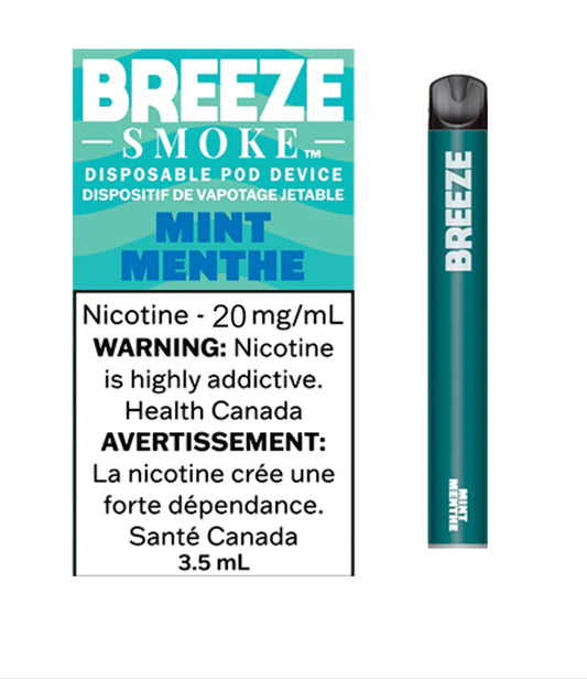 Breeze Smoke Mint disposable 20mg disposable