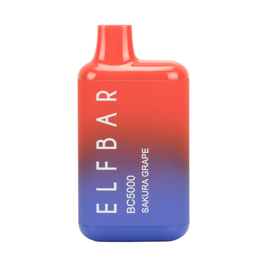 Elf bar BC5000 Sakura Grape 20mg/mL disposable