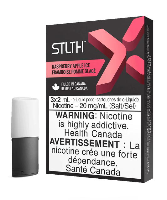 Stlth X pods Raspberry apple ice 20mg/mL