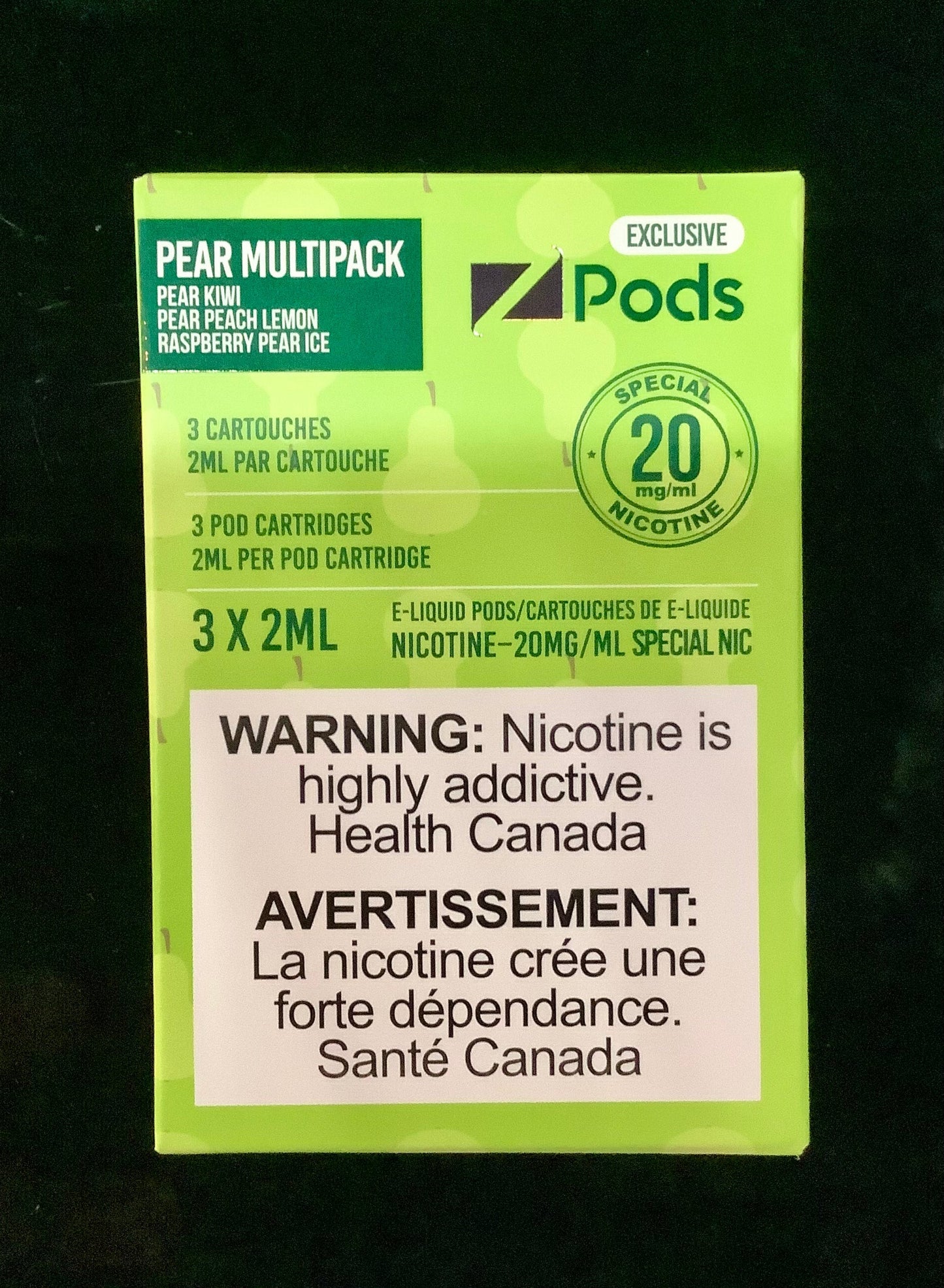 Zpods Pear multipack 20mg/mL