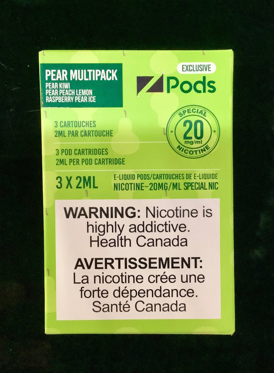 Zpods Pear multipack 20mg/mL