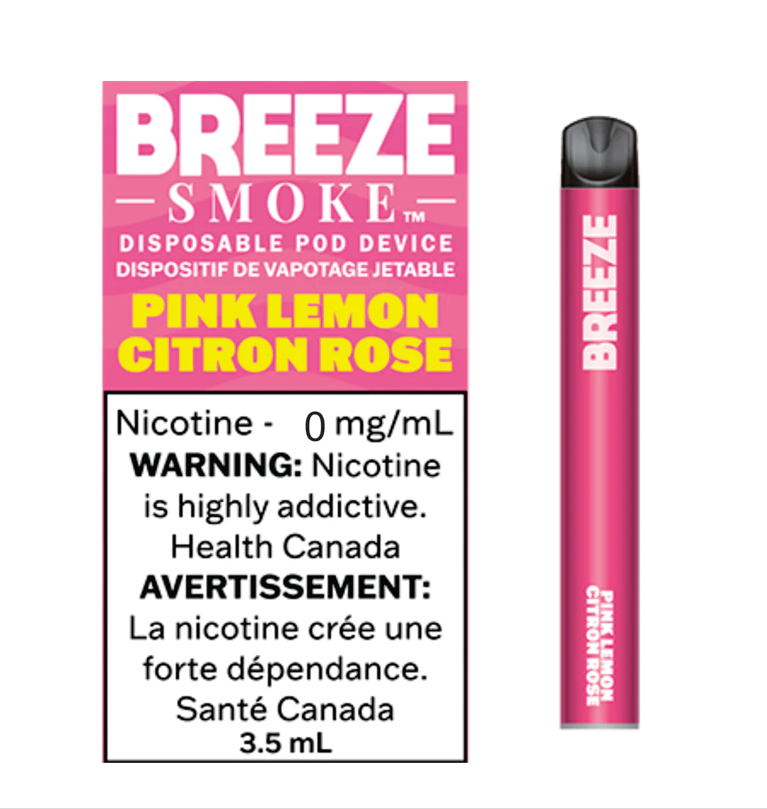 Breeze Smoke Pink Lemon 20mg disposable