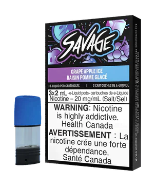 Stlth savage pods Grape apple ice 20mg/mL