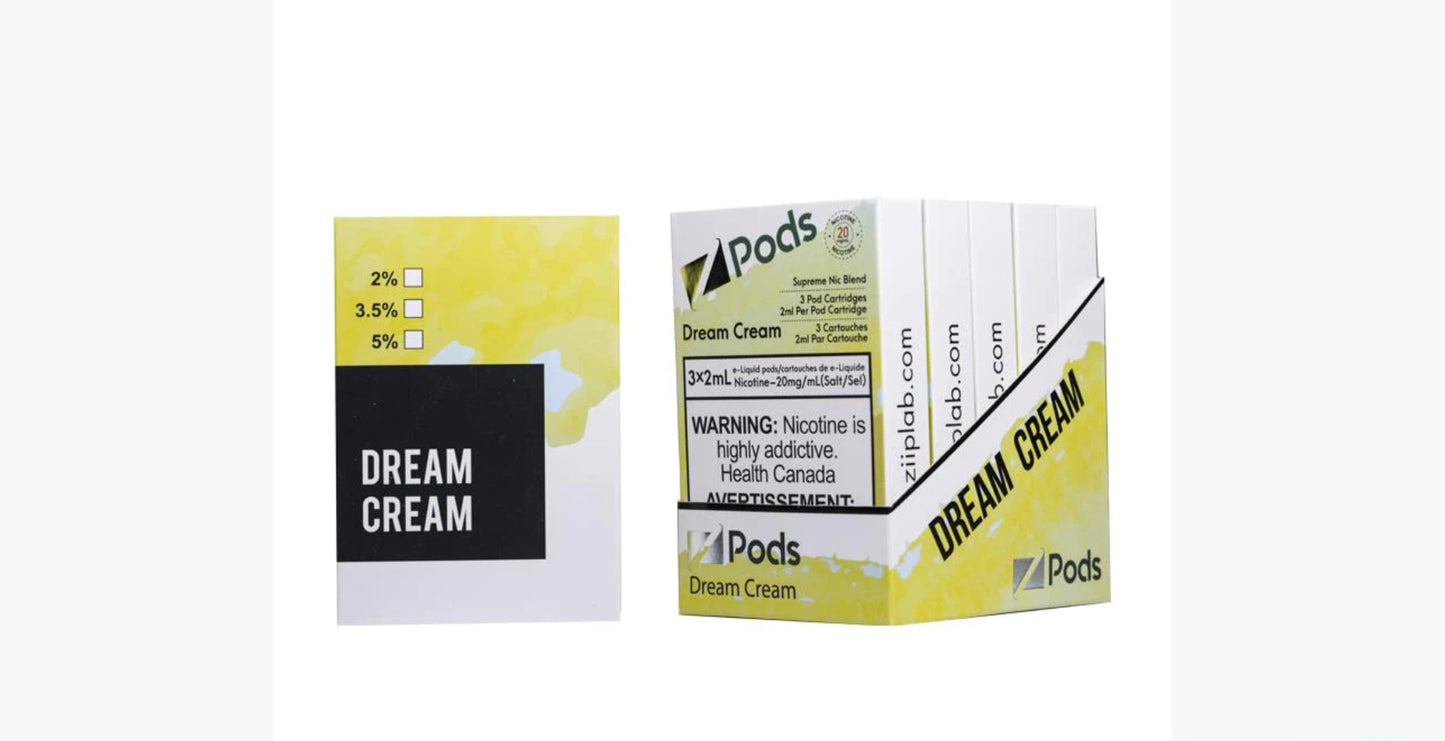 Zpods Cocolicious (dream cream) 20mg/mL