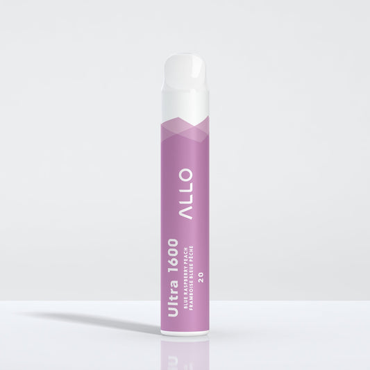 Allo ultra 1600 Blue Raspberry Peach 20mg/mL disposable