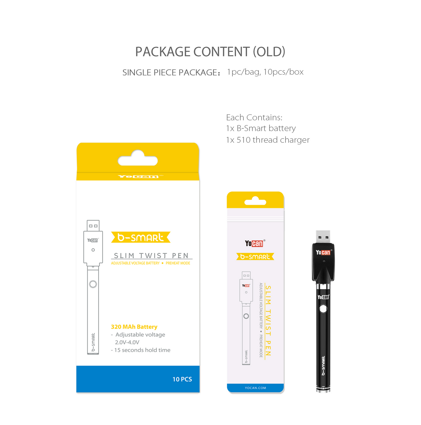 Yocan B Smart Vape Battery Charger
