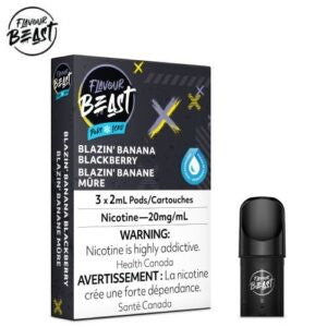 Flavour Beast Pods Blazin Banana Blackberry Ice 20mg/mL