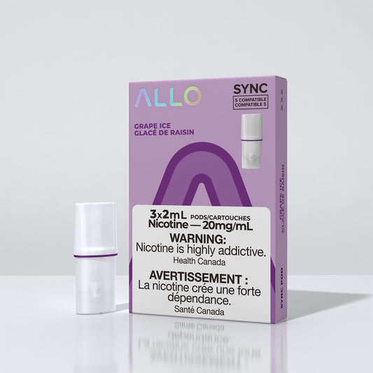 Allo Sync Pods Grape Ice 20mg/mL