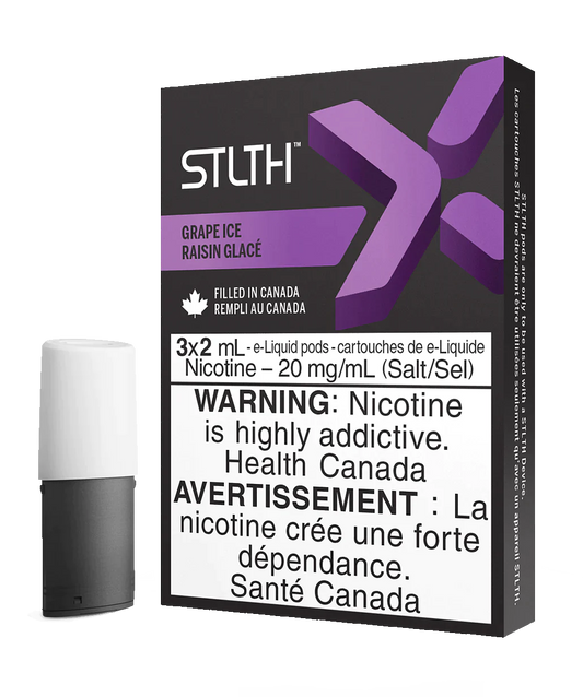 Stlth X pods Grape ice 20mg/mL