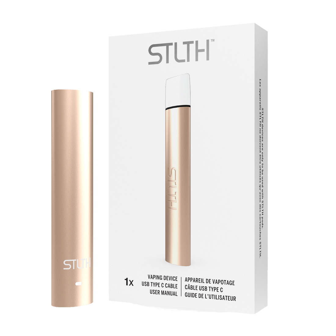 Stlth solo Rose Gold metal device (Type C)