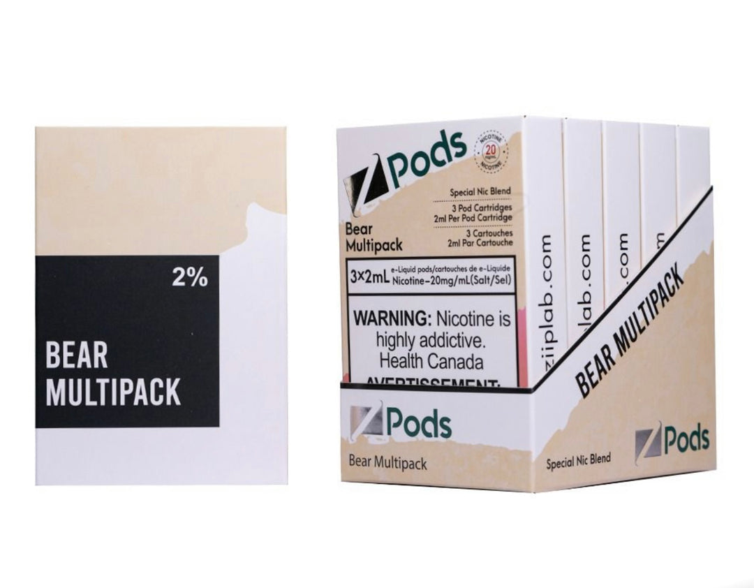 Zpods Bear multipack candy 20mg/mL