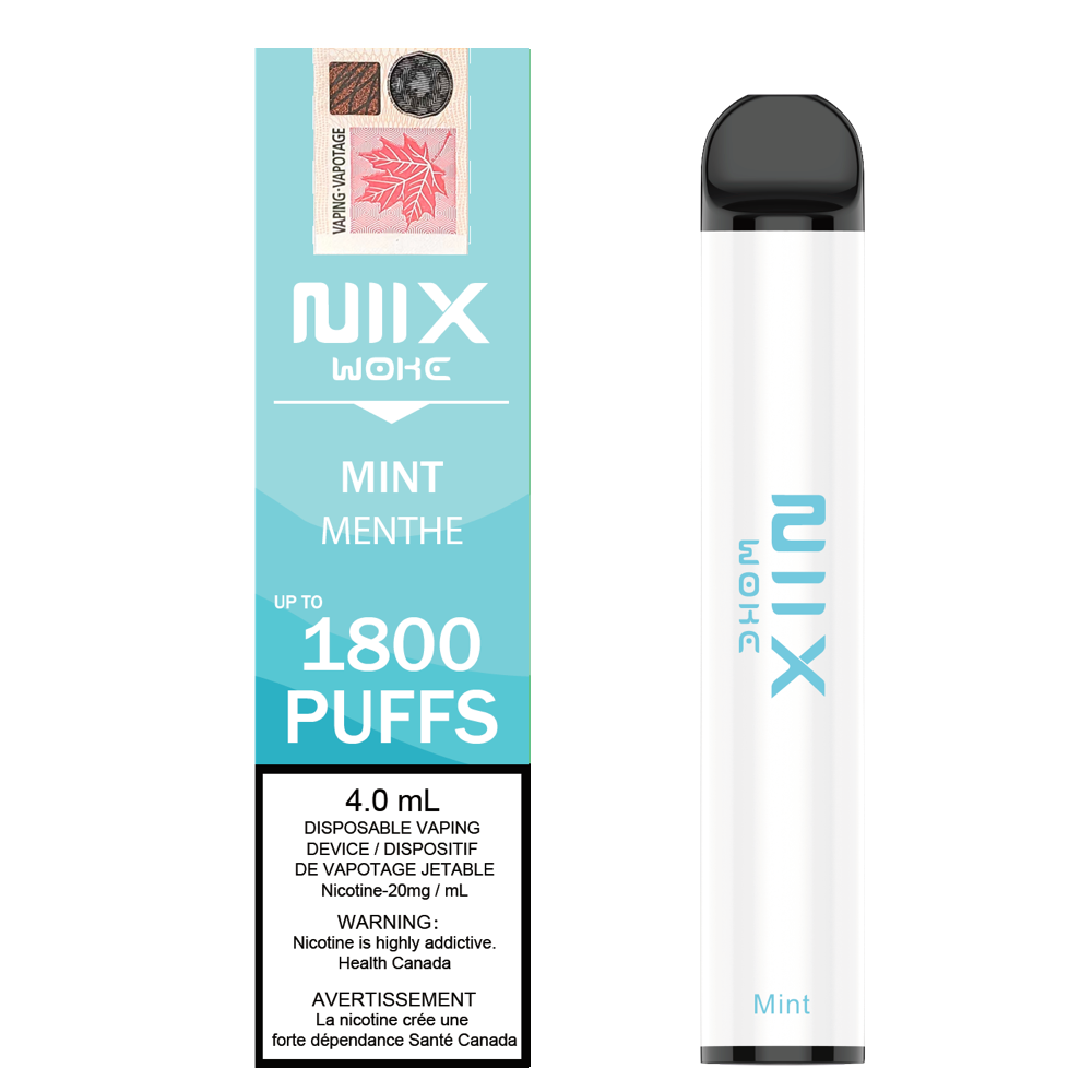 Niix woke Mint 20mg/ml disposable vape