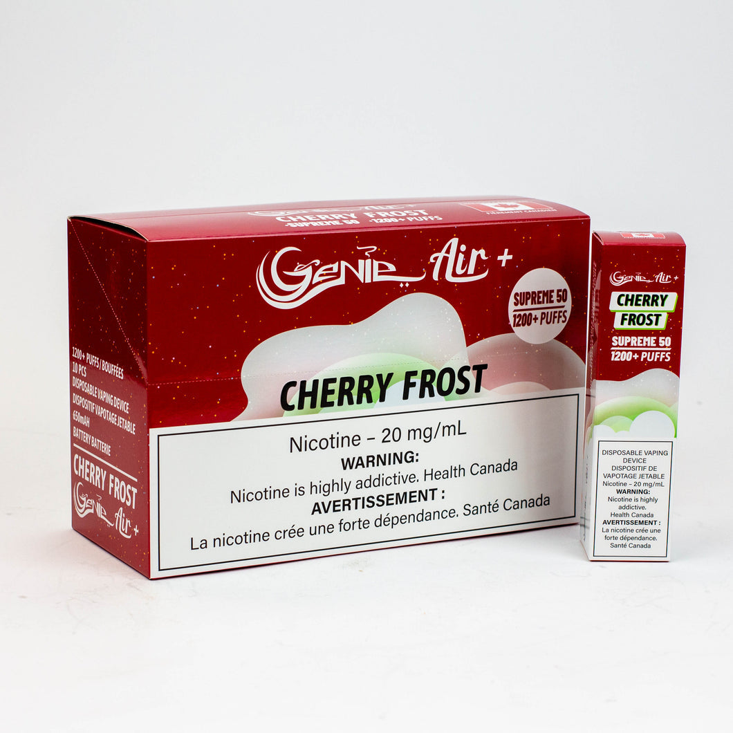 Genie air cherry frost 1200 puff 20mg/mL disposable