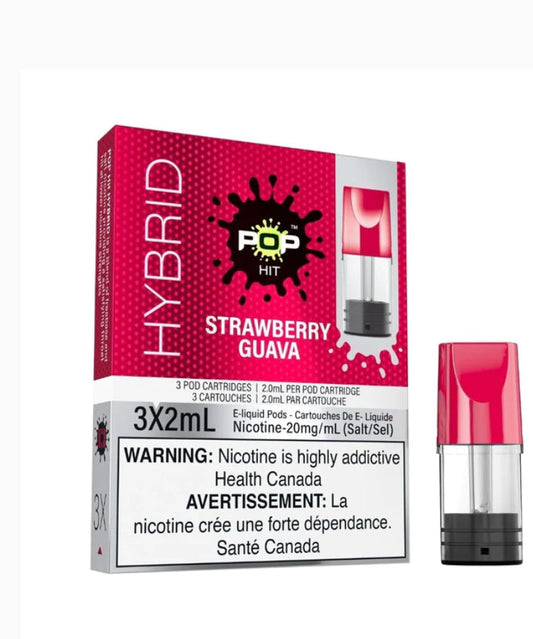 Pop Hit Pods Strawberry Guava 20mg/mL