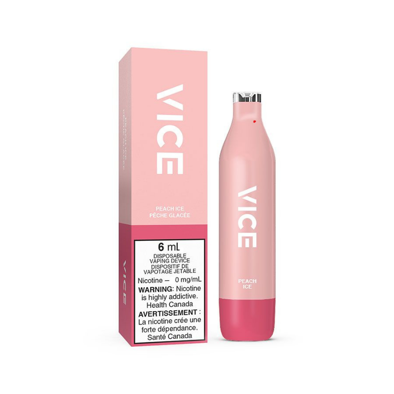 Vice 2500 Peach Ice 0mg/mL disposable (Provincial)