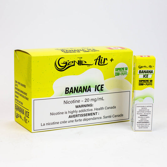 Genie air banana ice 1200 puff 20mg/mL disposable