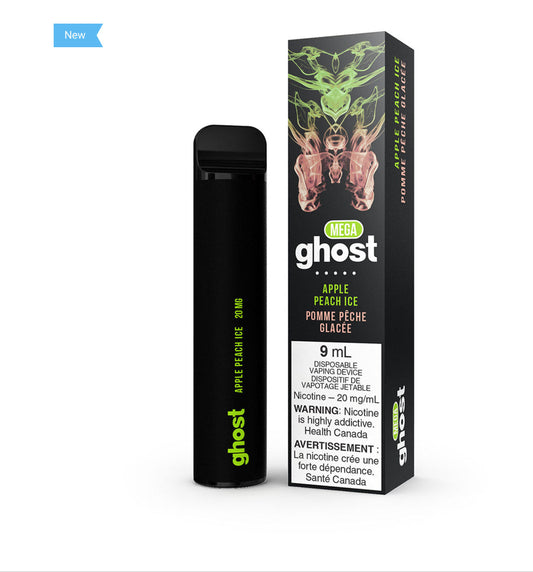 Ghost Mega Apple Peach ice 20mg/mL disposable