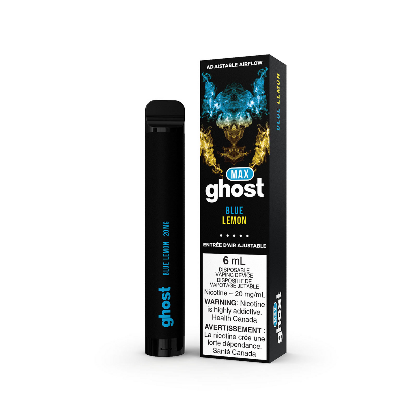 Ghost max Blue Lemon 20mg/mL disposable