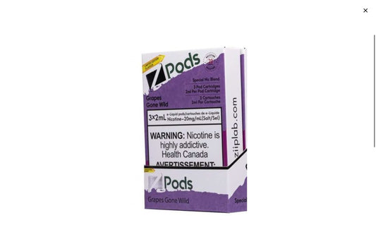 Zpods Grapes gone wild 20mg/mL