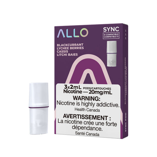 Allo Sync Pods Blackcurrant Lychee Berries 20mg/mL