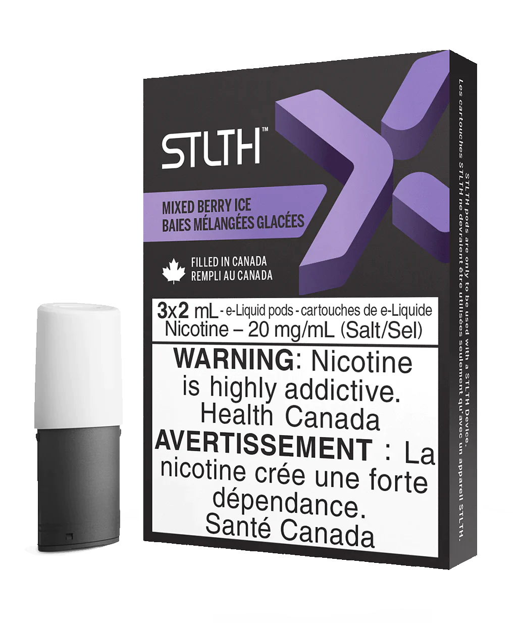 Stlth X pods Mixed berry ice 20mg/mL