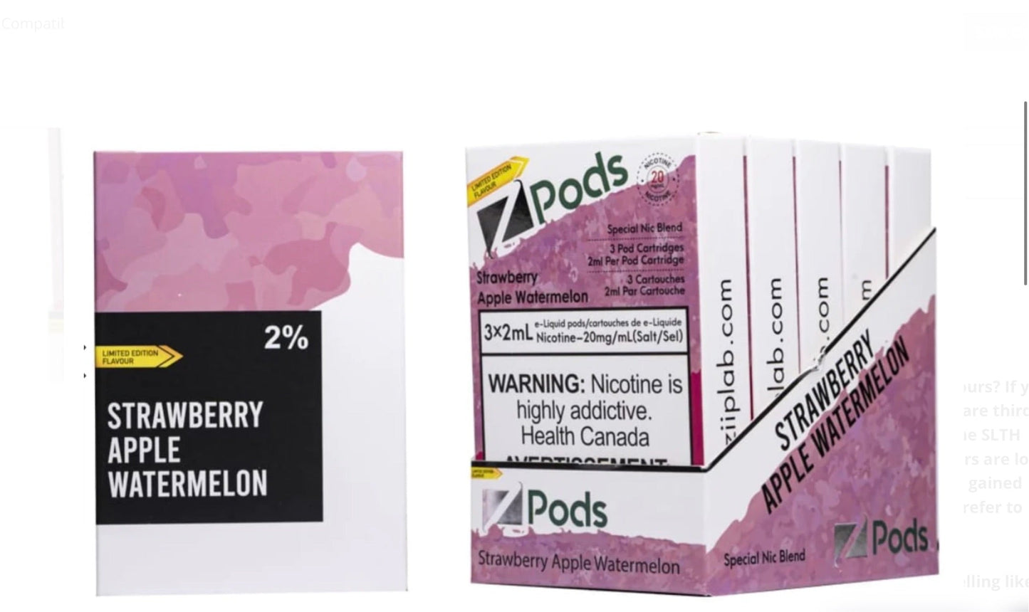 Zpods Strawberry apple watermelon 20mg/mL