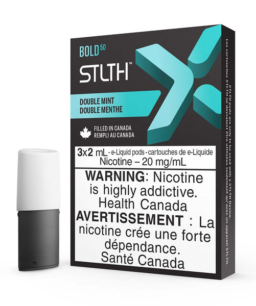 Stlth X pods Double mint bold 20mg/mL