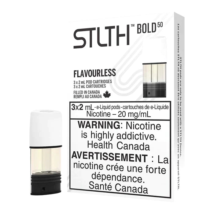 Stlth pods Flavourless Bold50 20mg/mL