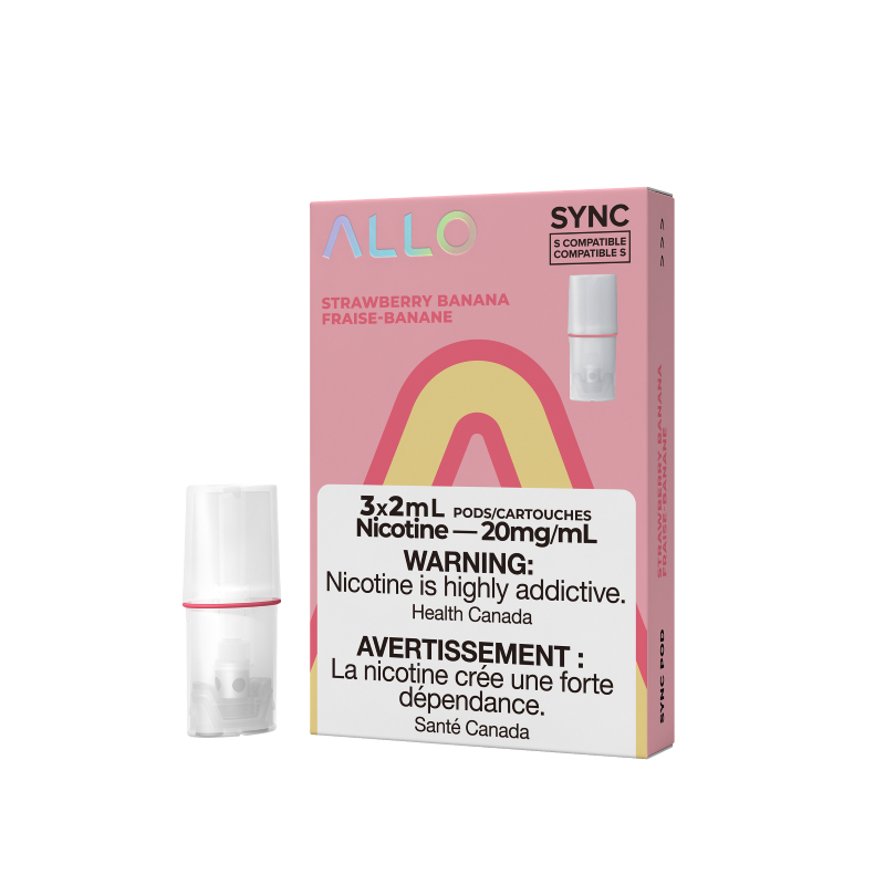 Allo Sync Pods Strawberry Banana 20mg/mL