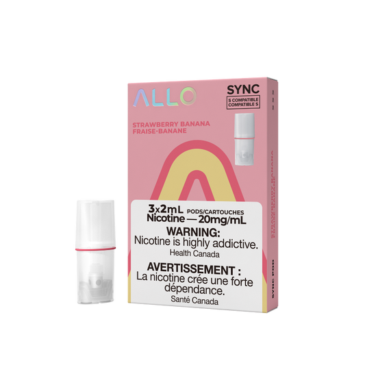 Allo Sync Pods Strawberry Banana 20mg/mL