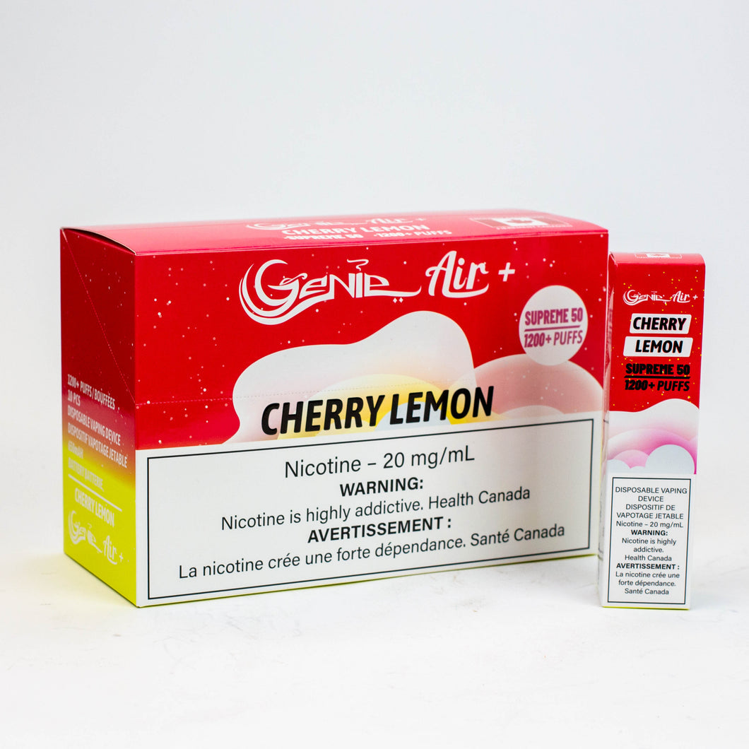 Genie air cherry lemon 1200 puff 20mg/mL disposable