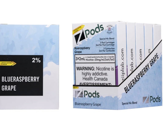 Zpods Blue raspberry grape 20mg/mL