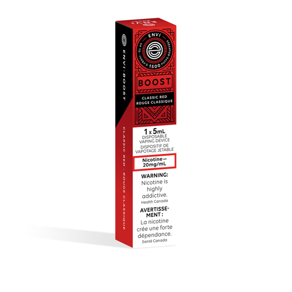 Envi boost classic red 20mg/ml disposable