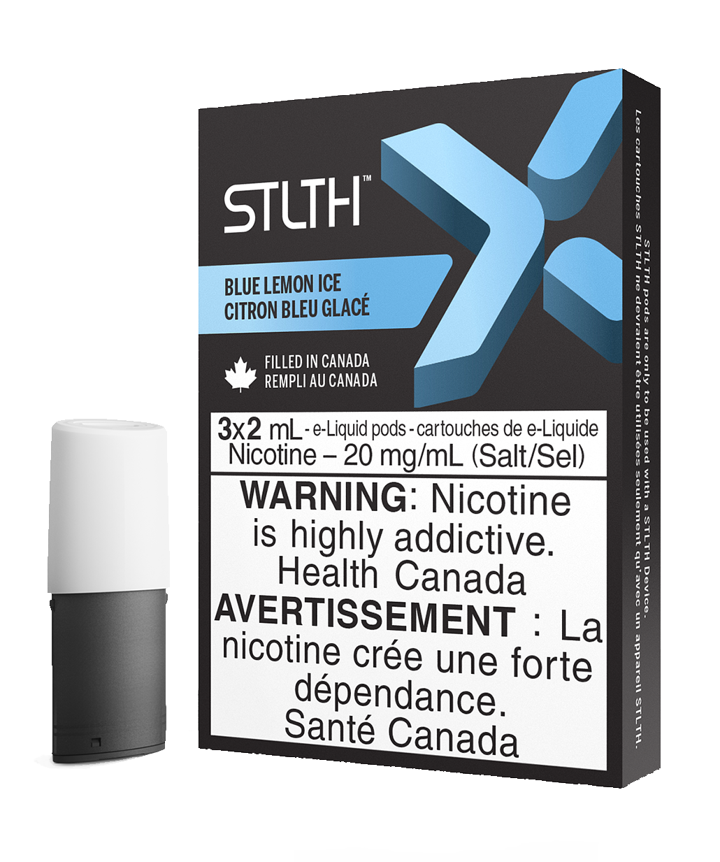 Stlth X pods Blue lemon ice 20mg/mL