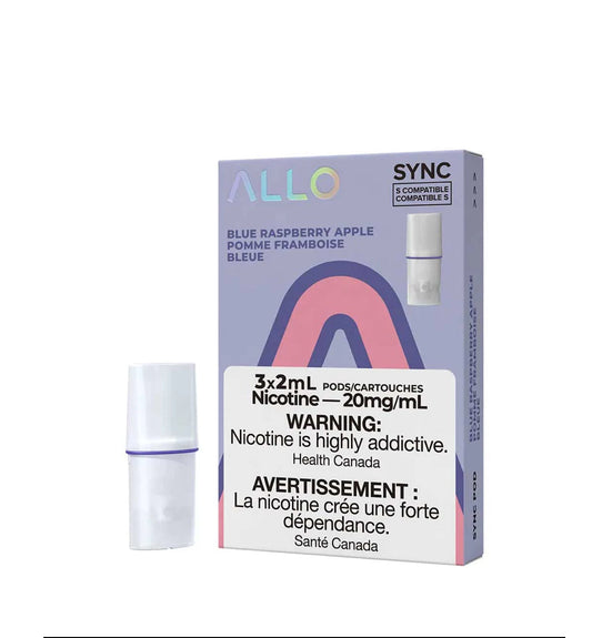 Allo Sync Pods Blue Raspberry Apple 20mg/mL