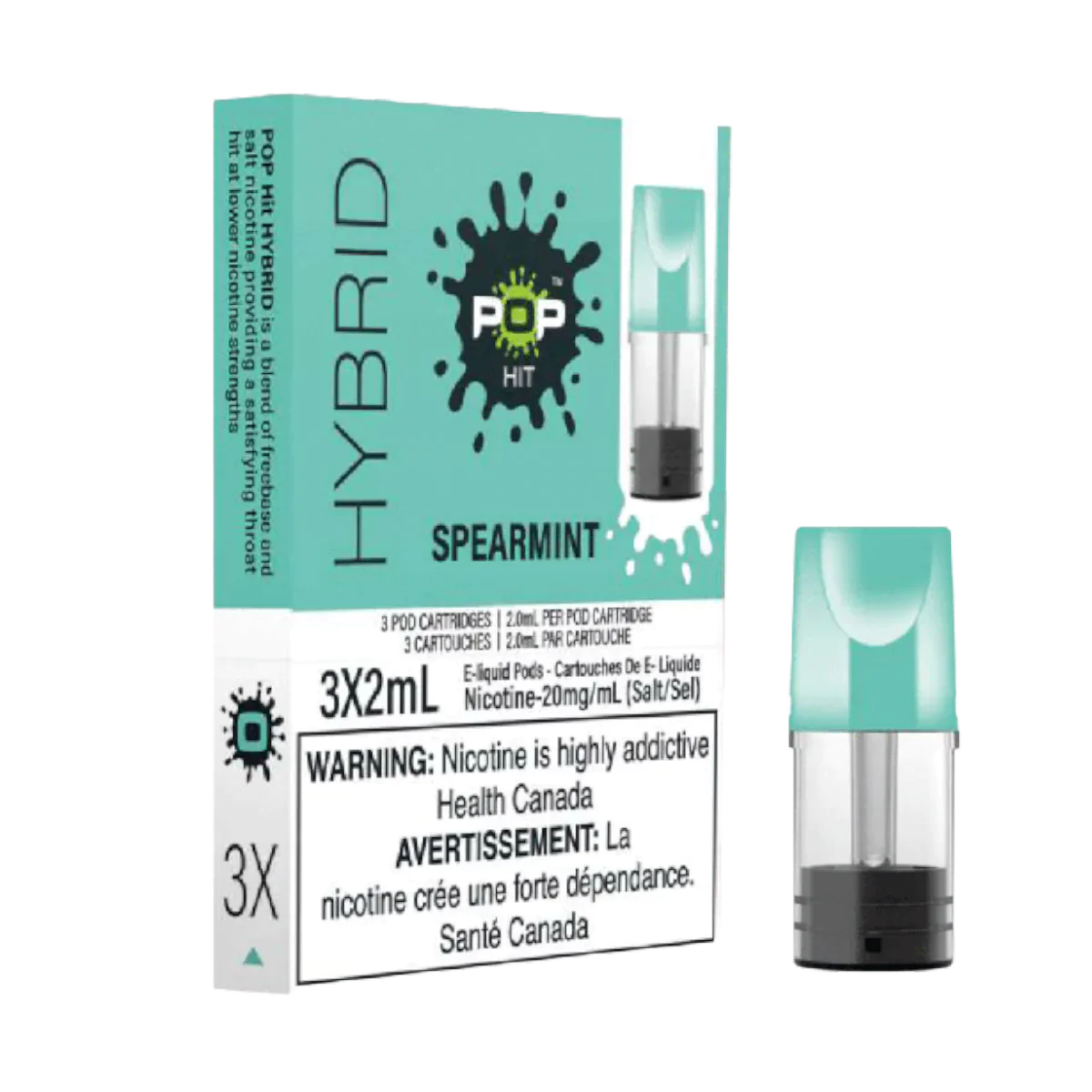 Pop hit pods Spearmint 20mg/mL