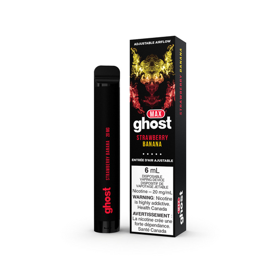 Ghost max Strawberry Banana 20mg/mL disposable