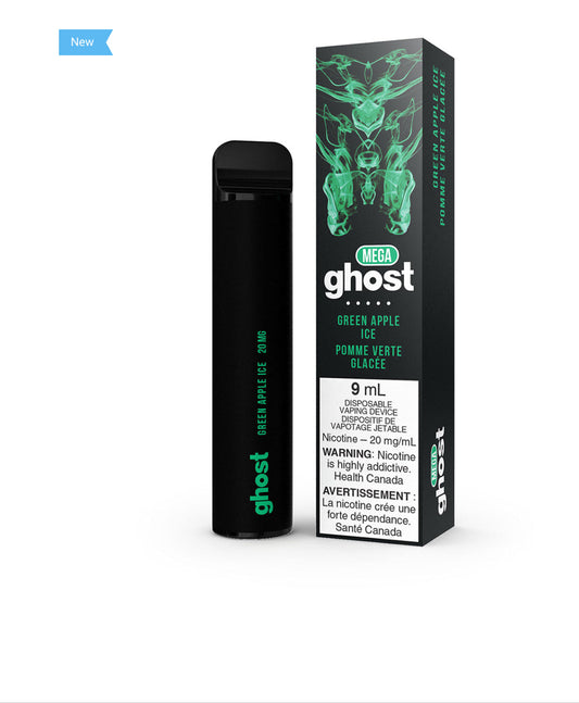 Ghost mega Green Apple ice 20mg/mL disposable