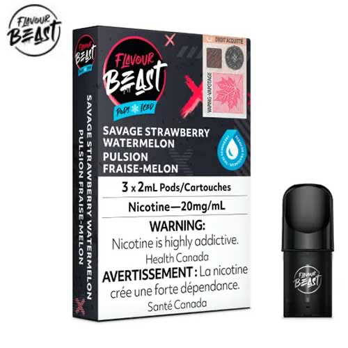 Flavour Beast Pods Savage Strawberry Watermelon 20mg/mL (provincial)