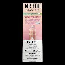 Mr fog max air 2500 strawberry raspberry cherry ice 20mg/mL disposable