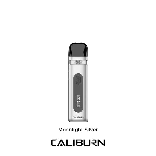 Uwell Caliburn X Vaping Device Kit Moonlight Silver